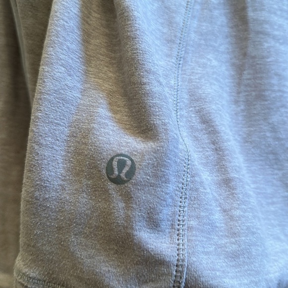 Lululemon Forthright 1/2 Zip Pullover Jacket Heathered Medium Grey Size 6 - Picture 9 of 14